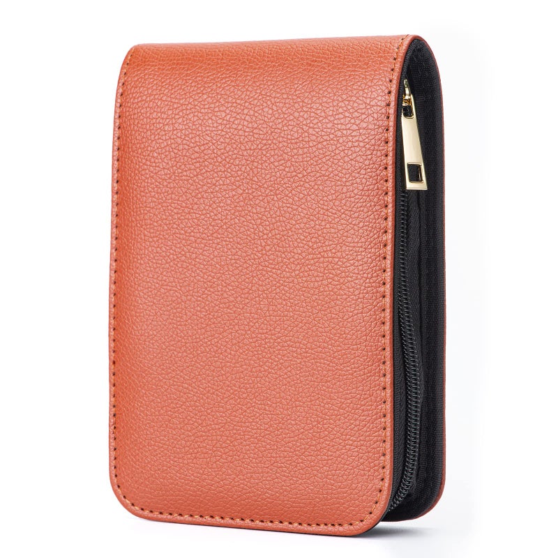 Lanxivi Fountain Pen Roller Pen PU Leather Case for 12 Pens (Coffee) - Image 1